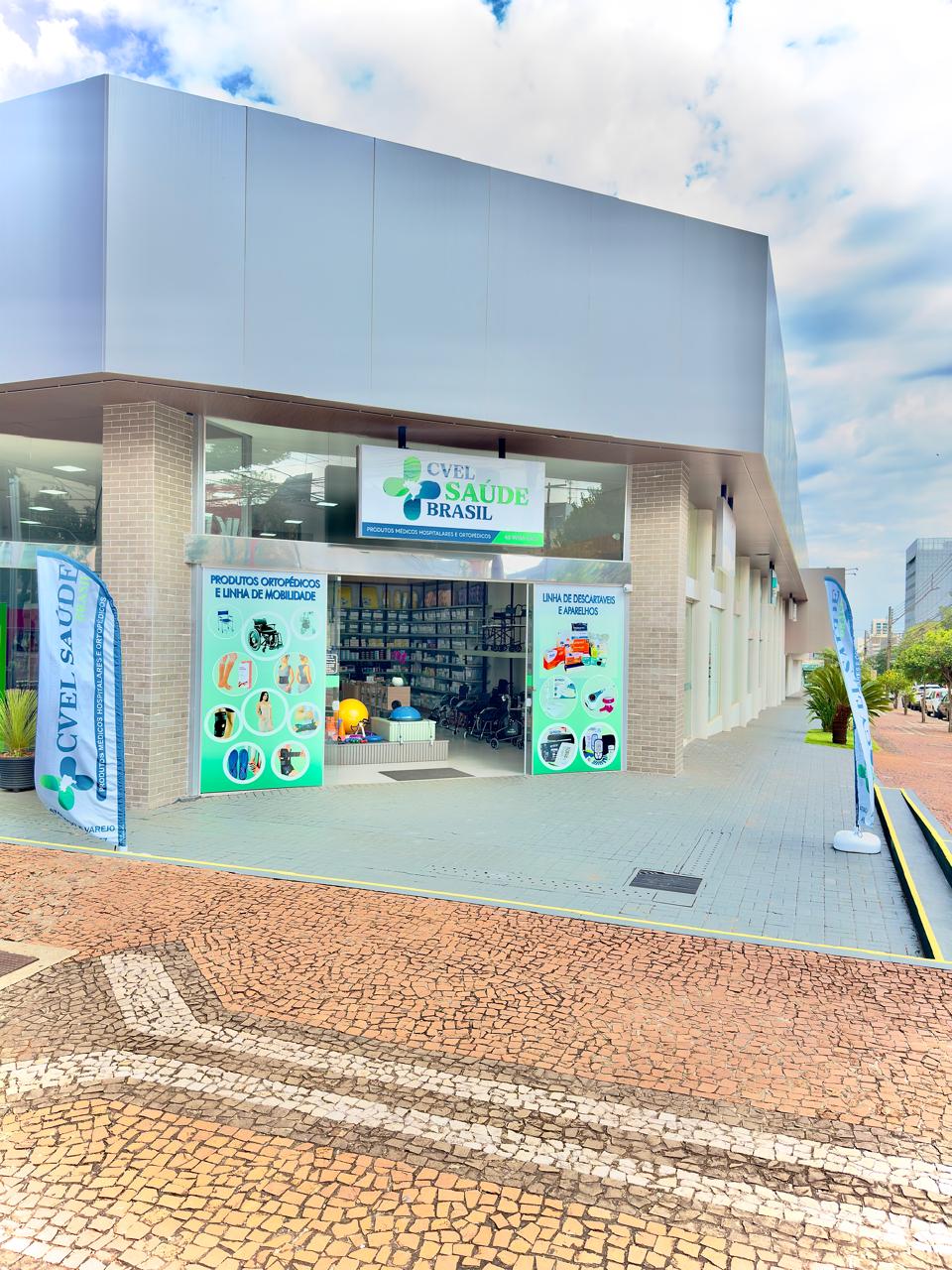 Fachada da Cvel Saúde Brasil em Cascavel